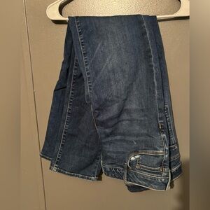 Eddie Bauer slightly curvy slim straight jeans specialty dyed size 12